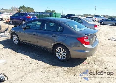 2012 Honda Civic Ex z USA, uszkodzony, nr VIN 2HGFB2F89CH505873